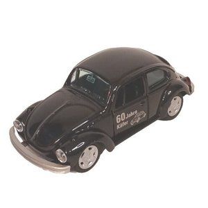 Gama Mini VW Volkswagon Beetle 60 Jahre Kafer Diecast 1:43 Blue Vintage Germany